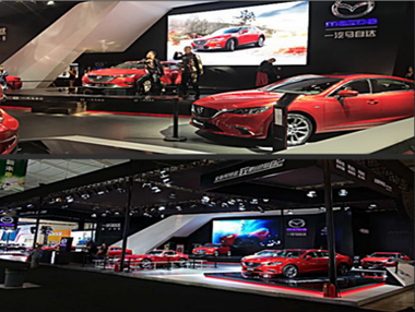 Layar led pitch piksel kecil solusi keseluruhan dari Changan Mazda Atenza Car...
